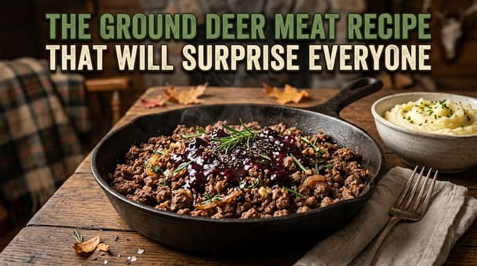 Ground Deer Meat Recipe