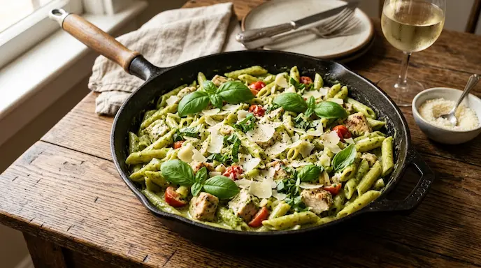 chicken pesto pasta recipe